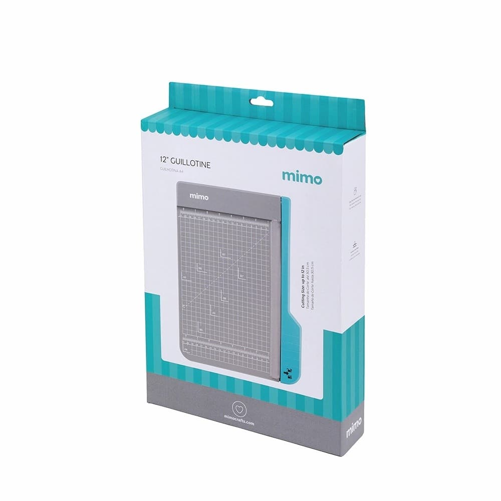Guilhotina A4 com Base Antiderrapante para Scrapbook e Papelaria Criativa - Mimo