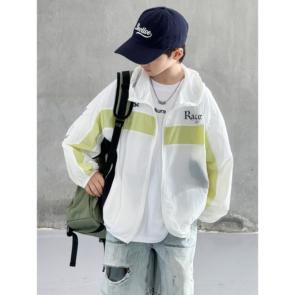 Roupas infantis meninos roupas de verão protetor solar jaqueta 2026 novo estilo grande protetor solar infantil roupas in