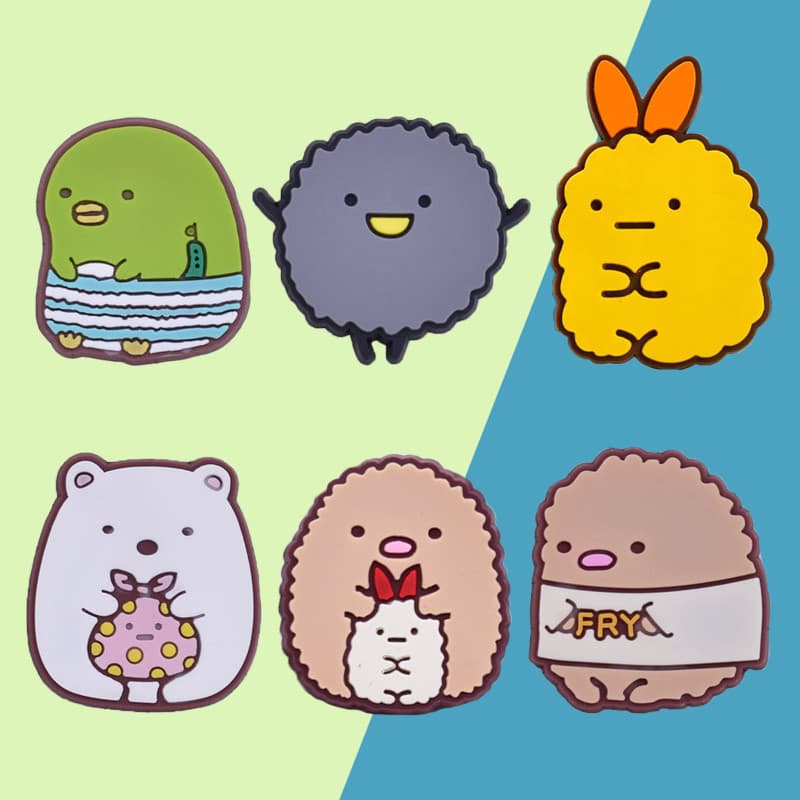Raquete de tênis amortecedor nó Silicone amortecedor partículas dos desenhos animados Animal boneca bonito coração tênis