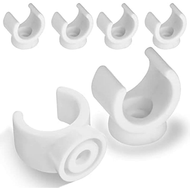 100 Pacotes 1/2 Polegada Clipes PEX Cabides De Tubulação Braçadeiras Titular Suporte Plástico 16mm Água Braçadeira Soque