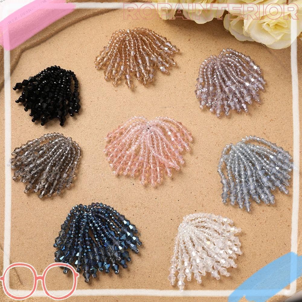 ROPAINTERIOR Charme De Sapato Floral , Design Padrão Decoração De Fivela Com Contas , Estilo DIY