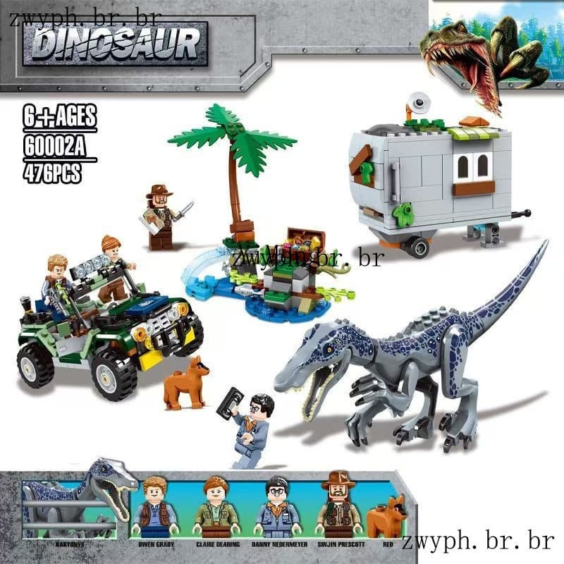 jurassic world dinossauro Infantis brinquedos educativos blocos de construção cmpatível lego City