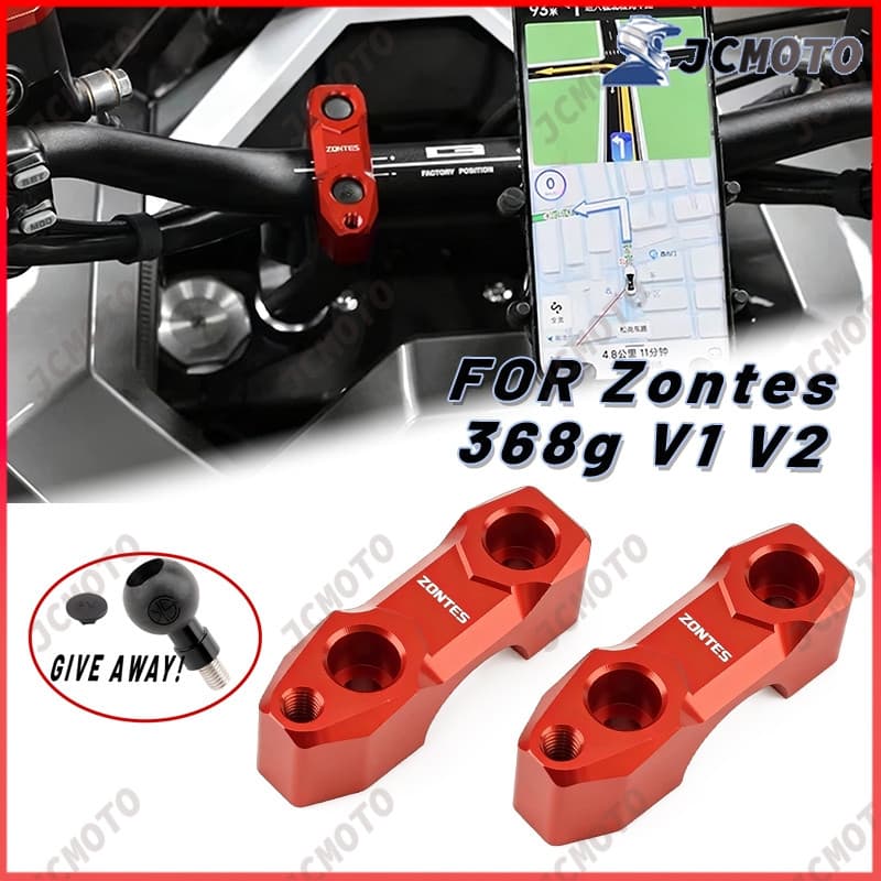 Para Zontes 368g V1 V2 400G, Capa de Guidão Modificada com Função de Expansão Decorativa Fixa 2026 DGOS
