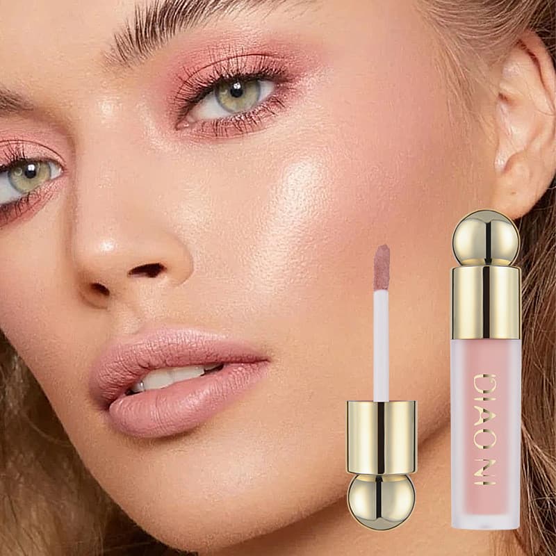 Blush líquido com destaque de contorno Natural DIAONI Lip Cheek Hidratante Universal de dupla utilização