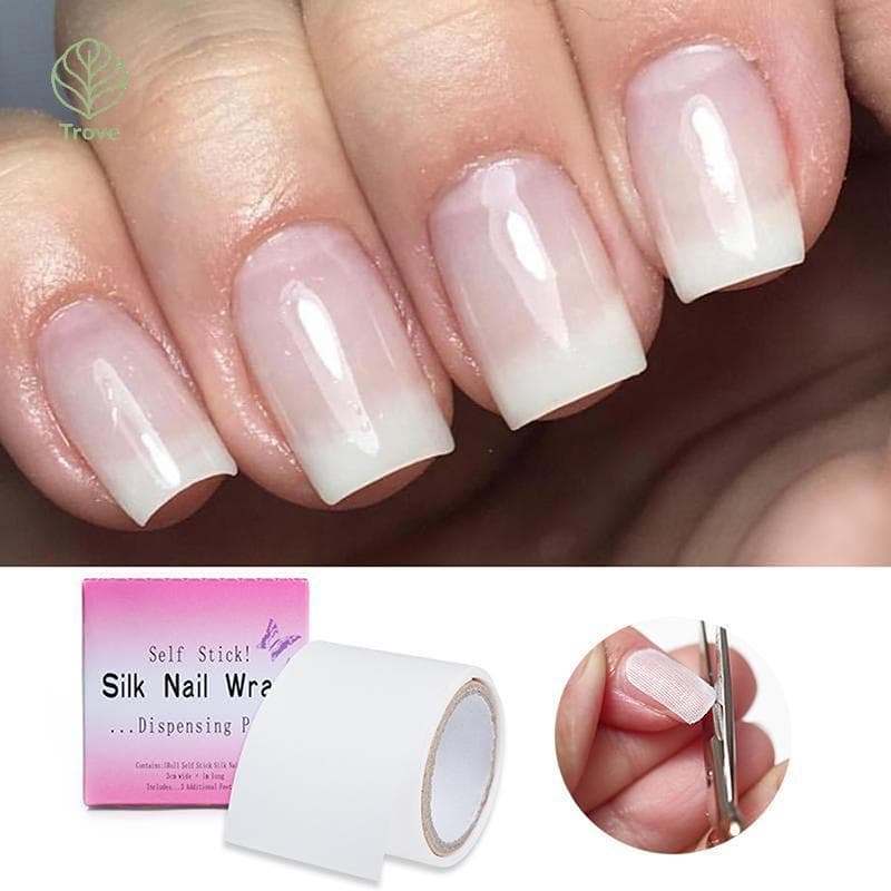 Trove 1 Rolo De Reparação De Unhas De Seda Gel UV Fibra De Construção Ferramentas De Manicure Francesa Formas Dicas De E
