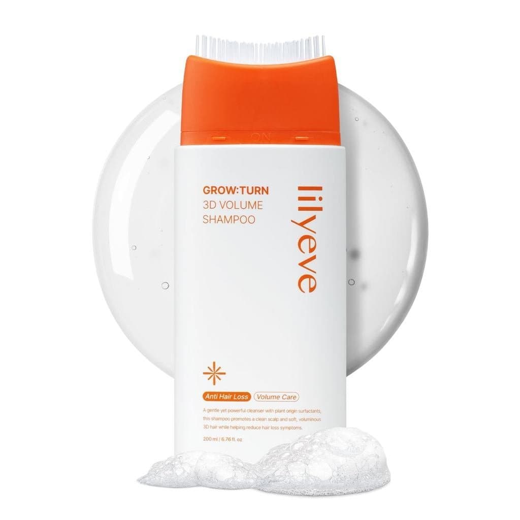 Shampoo Volumizador para Cabelo LilyeveGROWTURN3D, Biotina, Promove o Crescimento Capilar, 6,76 onças QN1R