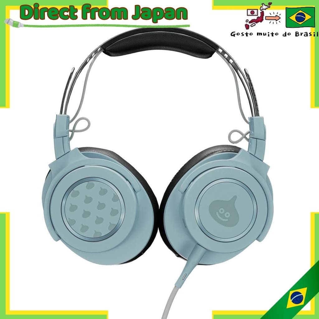 【direto do Japão】 Fone de ouvido para jogos online Dragon Quest X Slime Edition ATH-G1 DQX SL