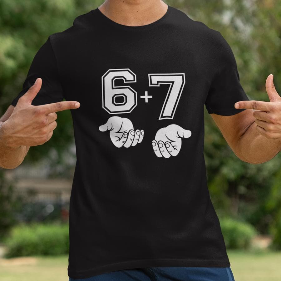 Camiseta 6+7 Estilo Jovem Estampada Streetwear