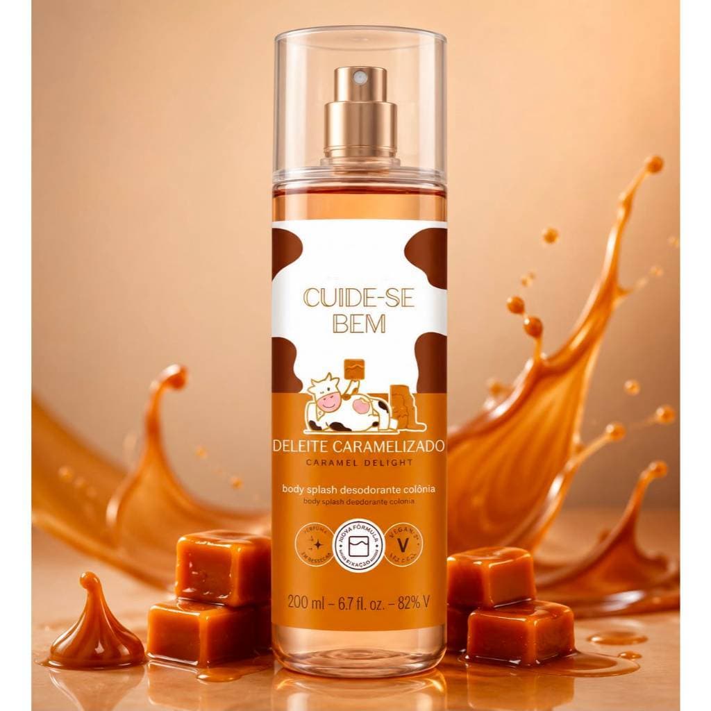 Body Splash Feminino de Caramelo 200ml corporal