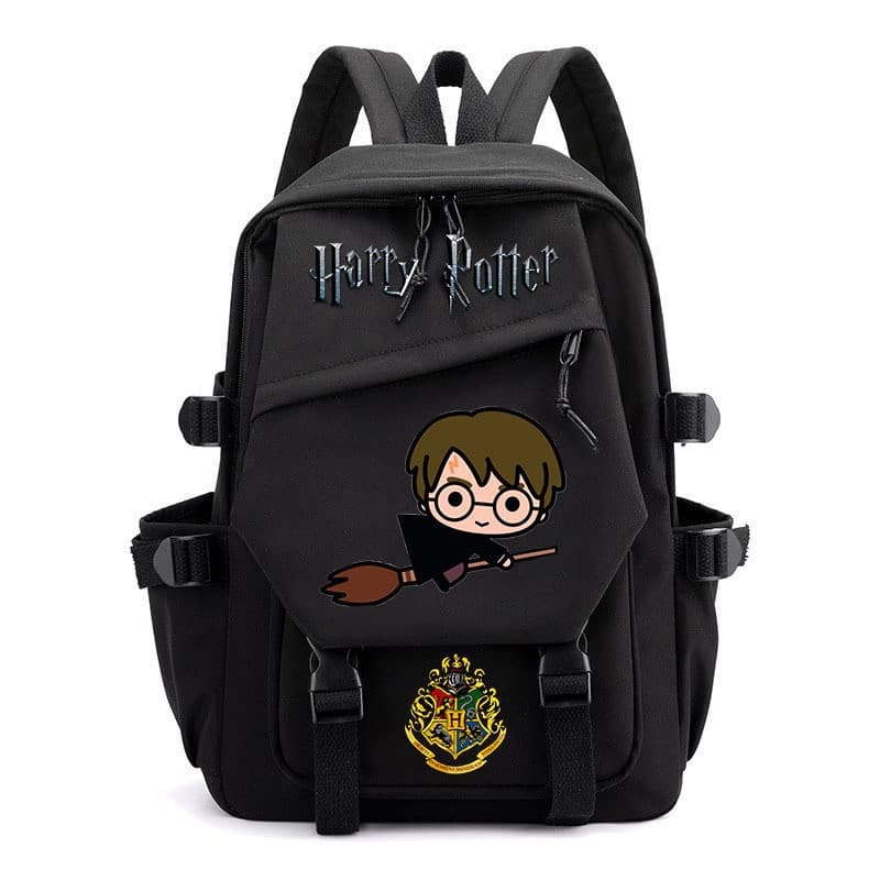 Mochila do Harry Potter em Estilo Cartoon, Mochila Infantil Estilo Japonês, Mochila Escolar de Grande Capacidade 5TTI