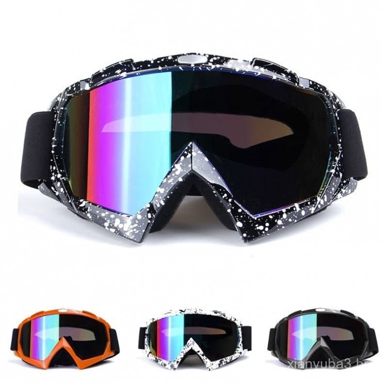 Óculos de Proteção para Capacete de Motocicleta, Óculos de Esqui, Óculos de Ciclismo UVFC