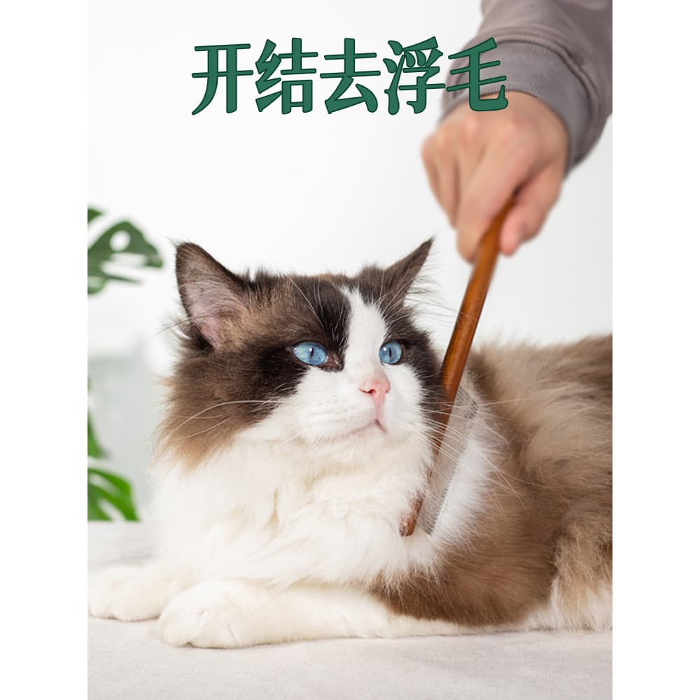 Muppet gato aliciamento dedicado pente remover cabelo flutuante ferramenta útil pente de linha de dentes finos gato alic