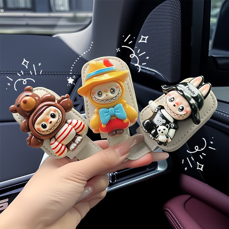 Suporte para óculos de carro, organizador de óculos para o interior do carro, clipe para óculos de sol do lado do motori