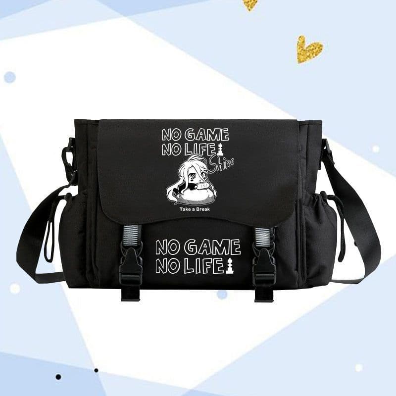Novo jogo vida sem jogo no LIF Anime bidimensional bolsa de ombro de grande capacidade estudantes do ensino médio saco d