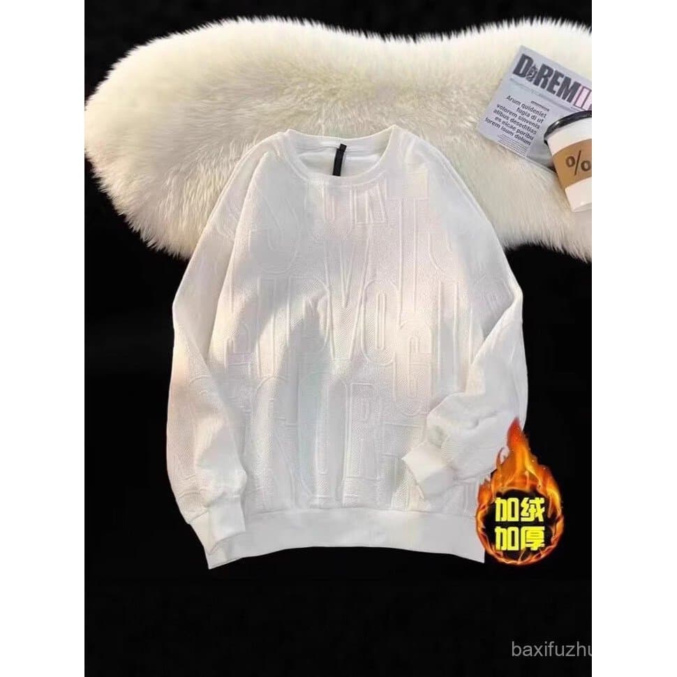 Cross-Border street Wear colisão tridimensional em torno do pescoço moletom masculino outono inverno Retro rua solta est