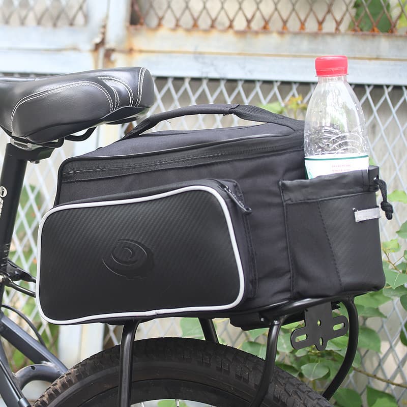 Lexuan bolsa de prateleira traseira de bicicleta de alta qualidade, bolsa Piggyback para Mountain Bike, bolsa traseira d