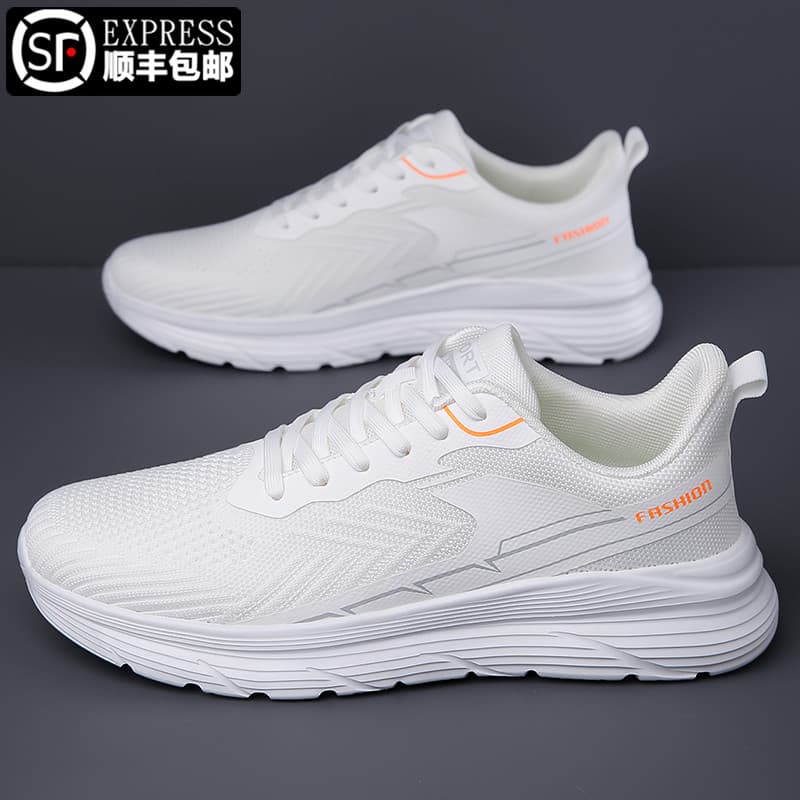 Sapatos masculinos 2025 primavera novo estilo tênis de malha masculino leve respirável sapatos casuais de sola macia Ant