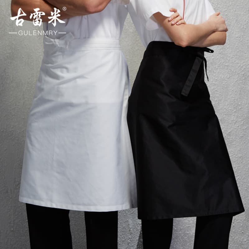 Guremi Chef garçom Hotel restaurante cozinha volta cozinha avental médio restaurante ocidental café trabalho avental