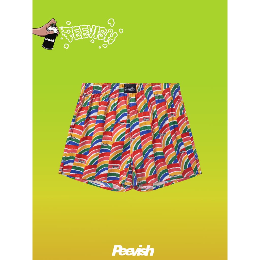 PEEVISH PEEVISH Calças de seta de algodão puro Roupa íntima solta Homens Mulheres Casais Casa Calças de pijama curtas Ca