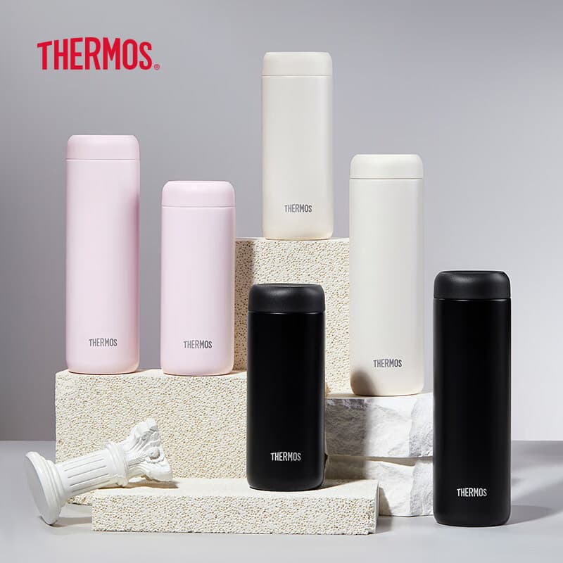 Copo térmico simples 316L de aço inoxidável viagem pequeno portátil casal copo beber direto copo água TCNL
