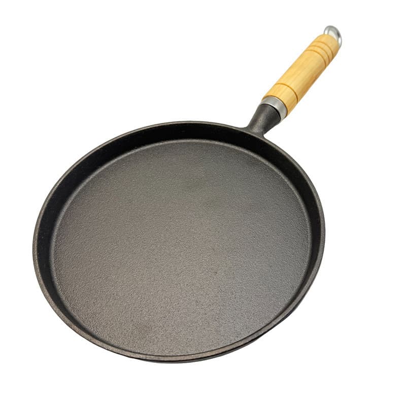 Frigideira de ferro fundido, frigideira antiaderente sem revestimento, frigideira para panquecas feita à mão, forma para