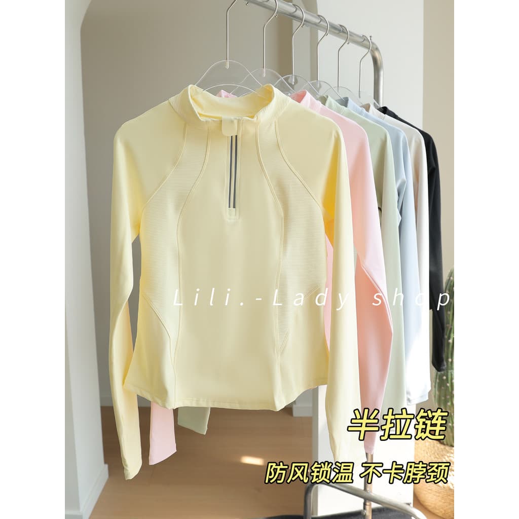 Jaqueta esportiva feminina 2026 novo estilo protetor solar roupas de secagem rápida correndo Yoga topo Pilates bonito tr