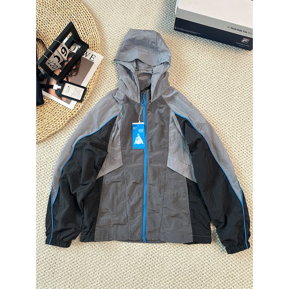 Roupas Femininas Masculinas!Legal couro protetor solar roupas repelente de água de secagem rápida com capuz protetor sol