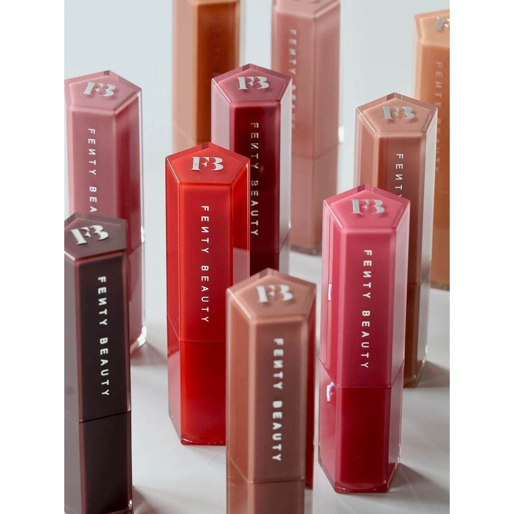 Novo produto Fenty Beauty Batom Hidratante Sólido Lip Gloss Batom fenty glow/Is It Fu Y