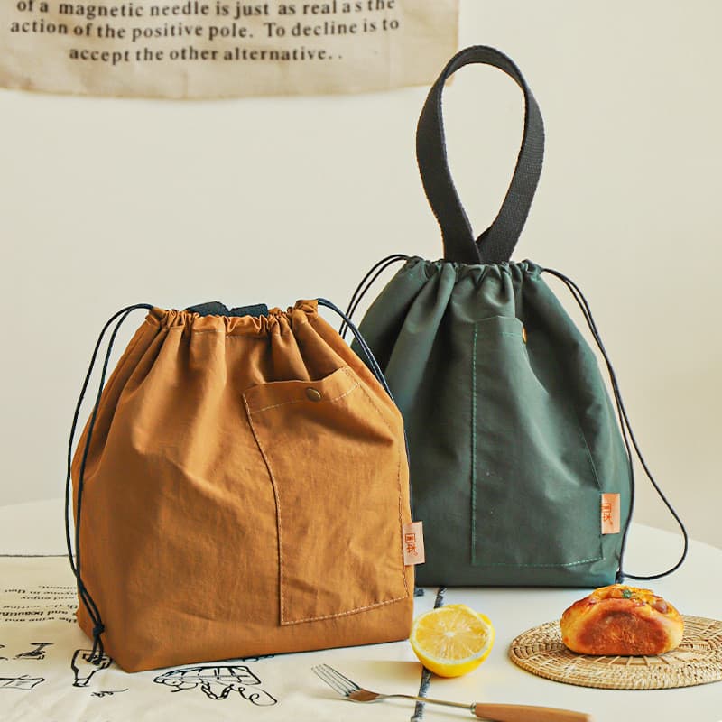 [Novo estilo] bolsa de Nylon à prova d'água de alto valor, lancheira portátil, trabalhador de escritório, lancheira isol