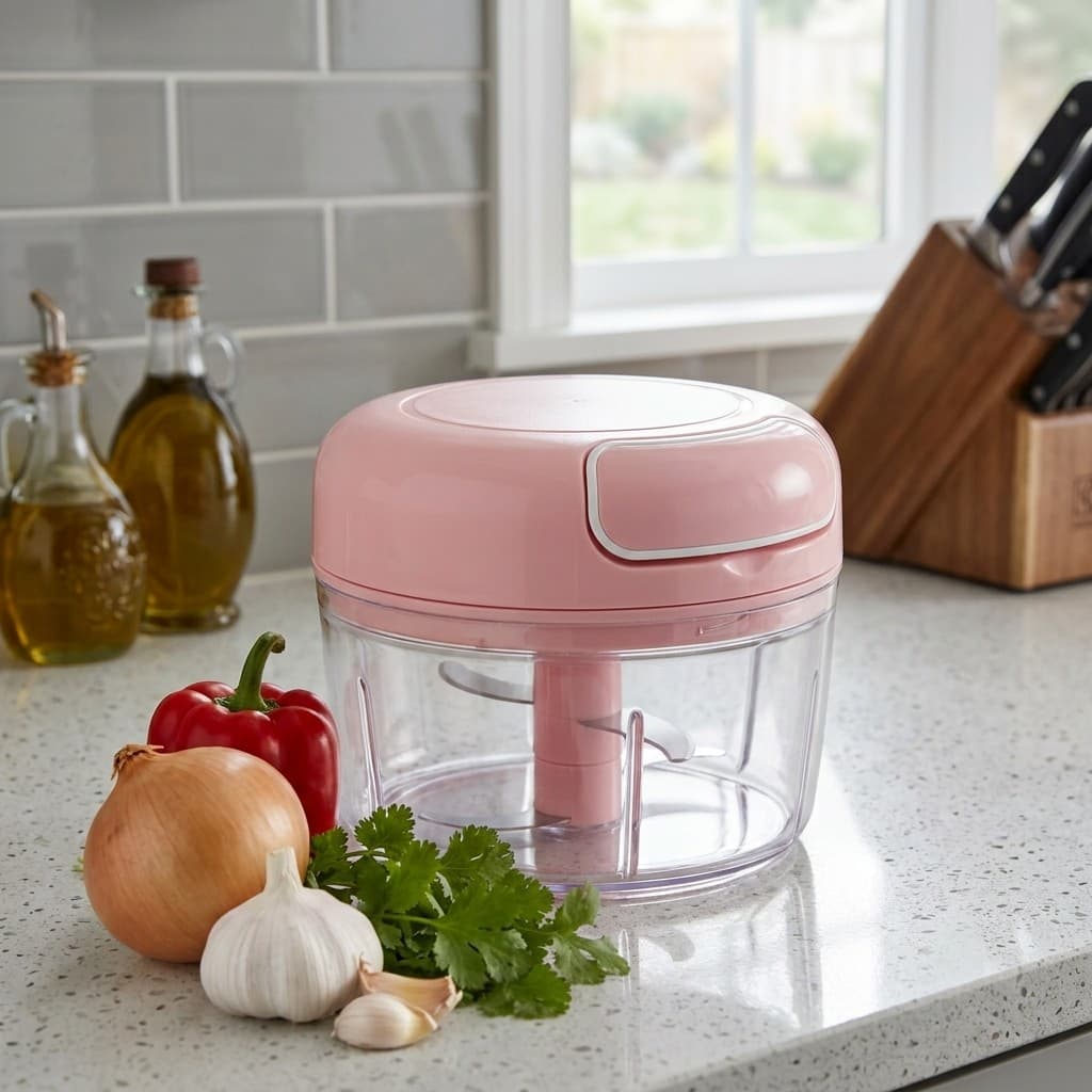 Triturador Manual Processador De Alimentos Mini Picador De Tempero Desmontável
