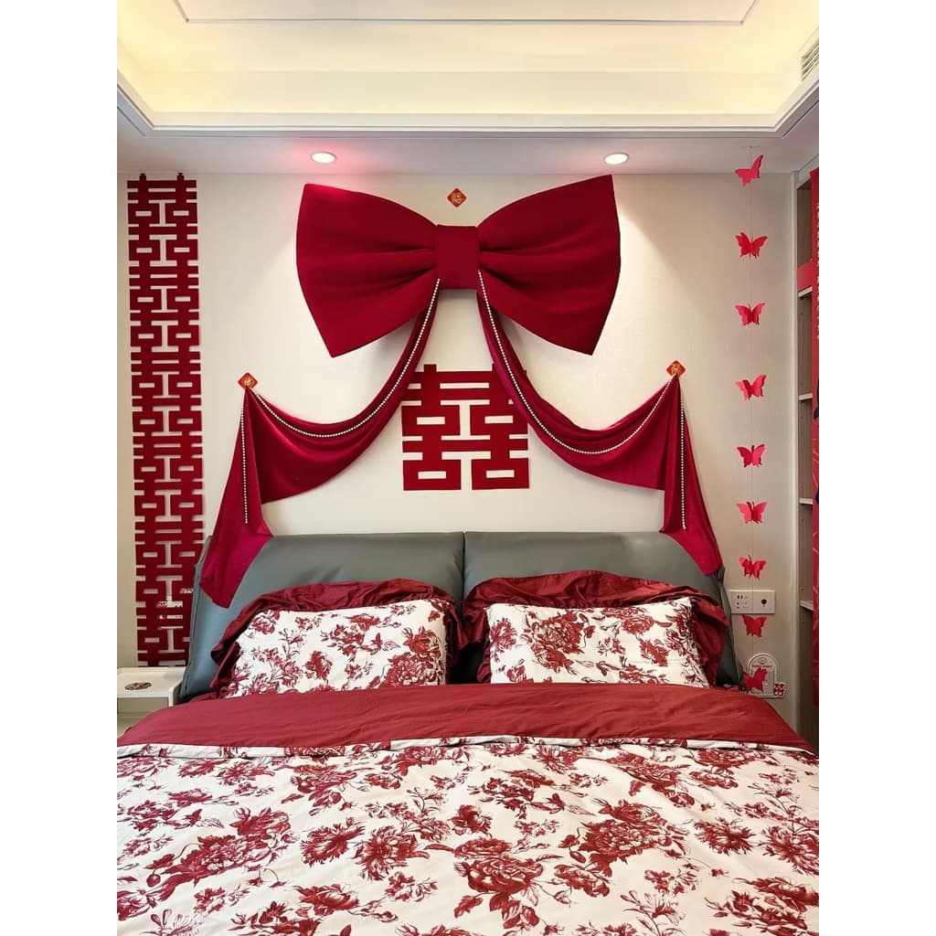 Arco decoração casamento quarto Layout conjunto feminino quarto de casamento fundo parede casamento novo quarto cabeceir