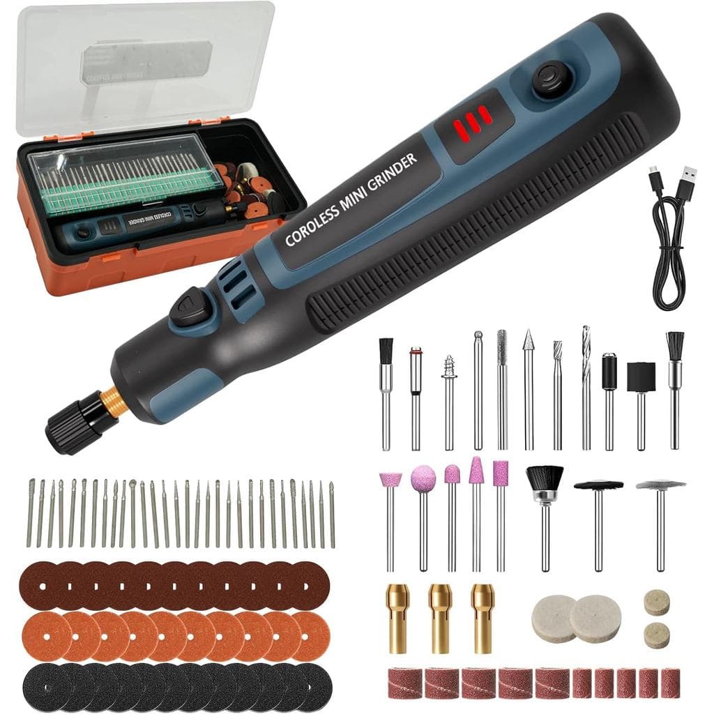 Kit Micro Retífica  com 96 Acessórios - Original Maleta