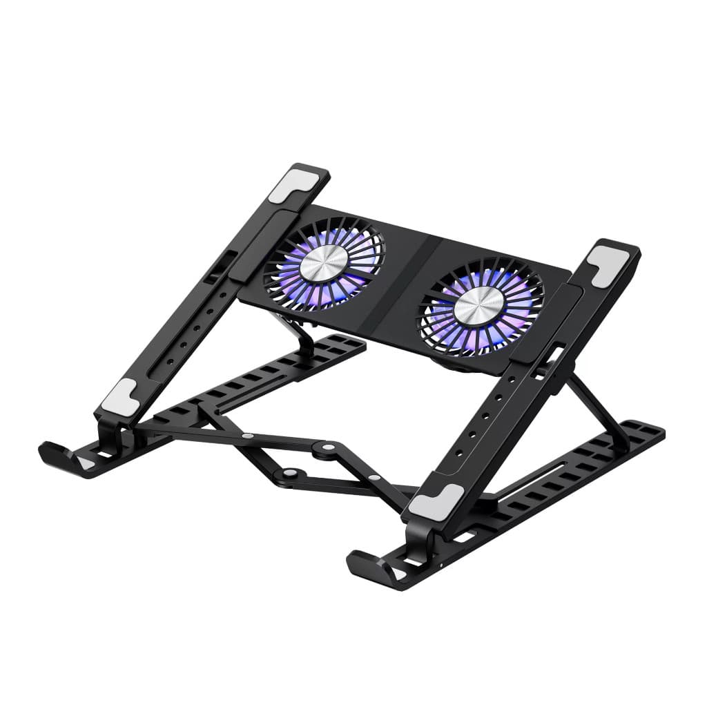 Laptop Stand Aluminum Foldable Base Ergonomic Adjustable Slim Portable With Case-Rich Dissipação de calor