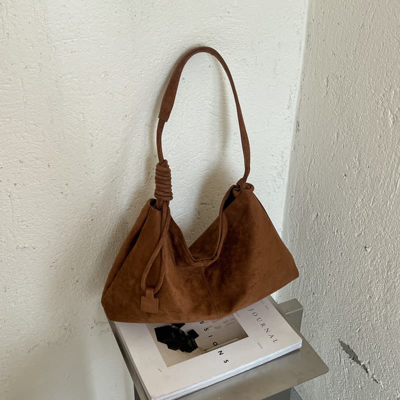 Bolsa feminina transfronteiriça 2026 outono novo estilo moda Casual bolsa de ombro simples grande capacidade Commuter sa