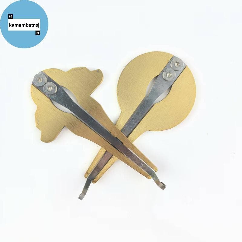 KAM 1 Peça Étnica Boca Inoxidável Educação Musical Russa Gaita Portátil Judeus Harpa Iniciante Substituir Peças BR