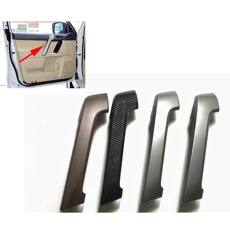 ABS Interior Do Carro Maçaneta Da Porta Decoração Capa Guarnição Para Toyota Land Cruiser Prado FJ150 2010-2018 74222-60