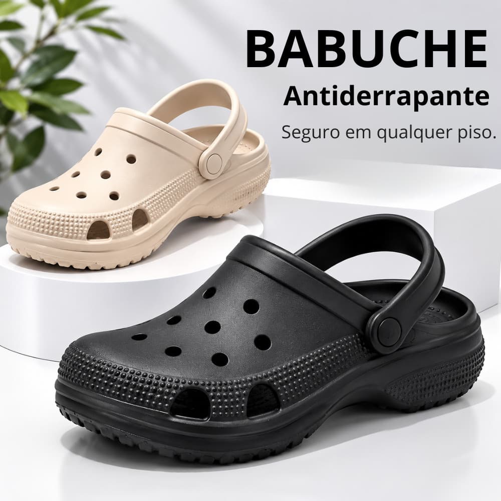 Babuche Feminino Masculino Macio Antiderrapante Chinelo de Borracha Confortável Leve
