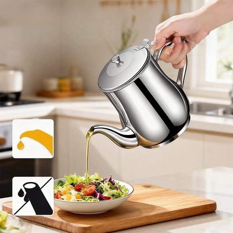 Bule De Inox Para Café Chá leite 280ml 420ml 550ml Cafeteira Leiteira Multiuso  Elegante Com Alça Imperial Com Tampa