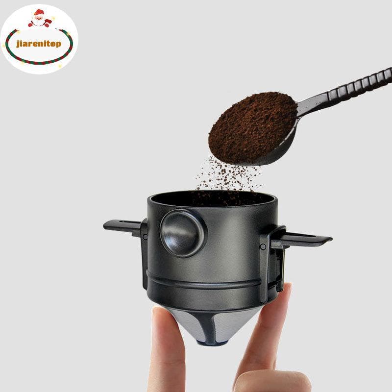 jiarenitop Copo De Filtro De Café Portátil Dobrável Gotejador Reutilizável Com Malha De Camada Dupla br