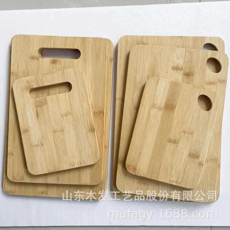 Tábua de corte de bambu transfronteiriça Tábua de corte de tamanho grande, médio e pequeno Tábua de corte doméstica Tábu