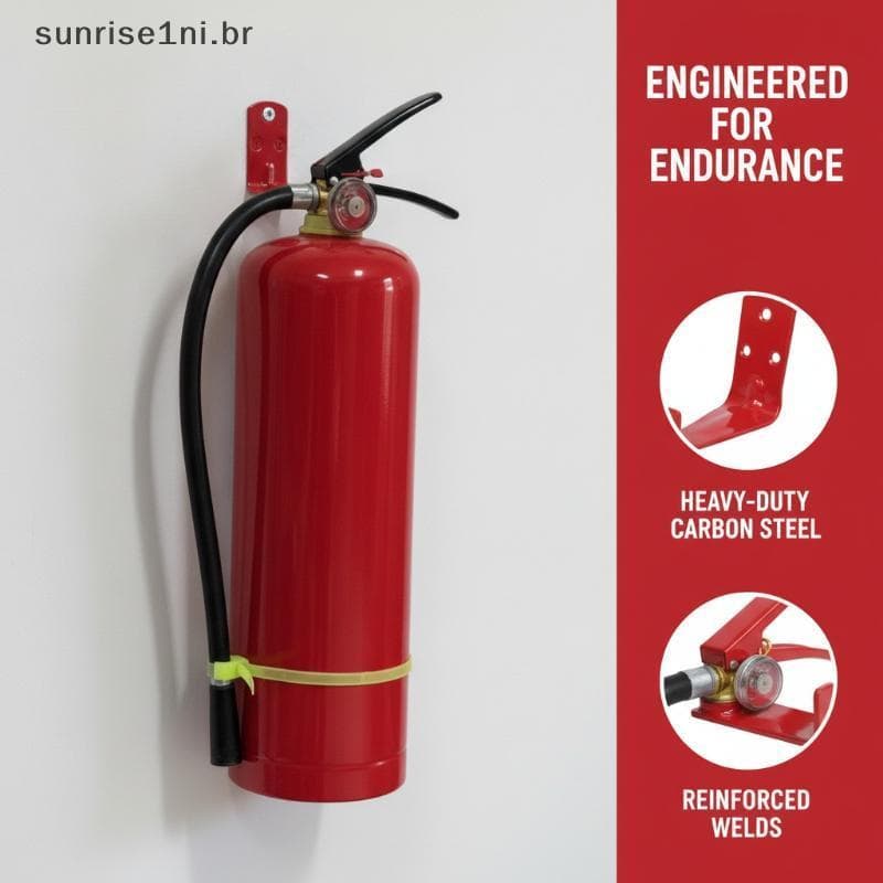 Suporte De Metal Antiferrugem Resistente Para Extintor De Incêndio , Gancho Adequado Parede , Carro , Tru , Barco , RV ,