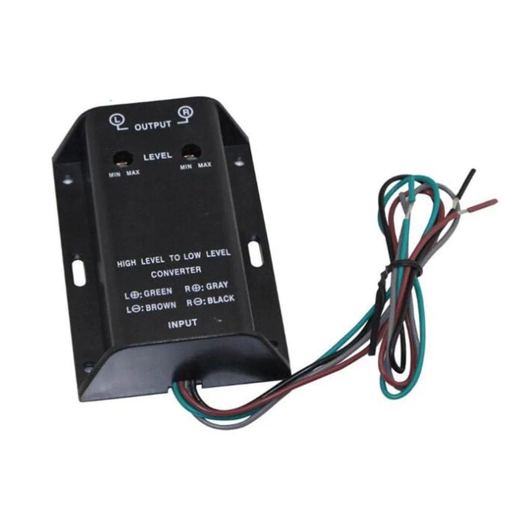 Adaptador Conversor De Alto-Falante RCA De Áudio Para Carro , Saída A Baixo Nível , Amplificador De Fio