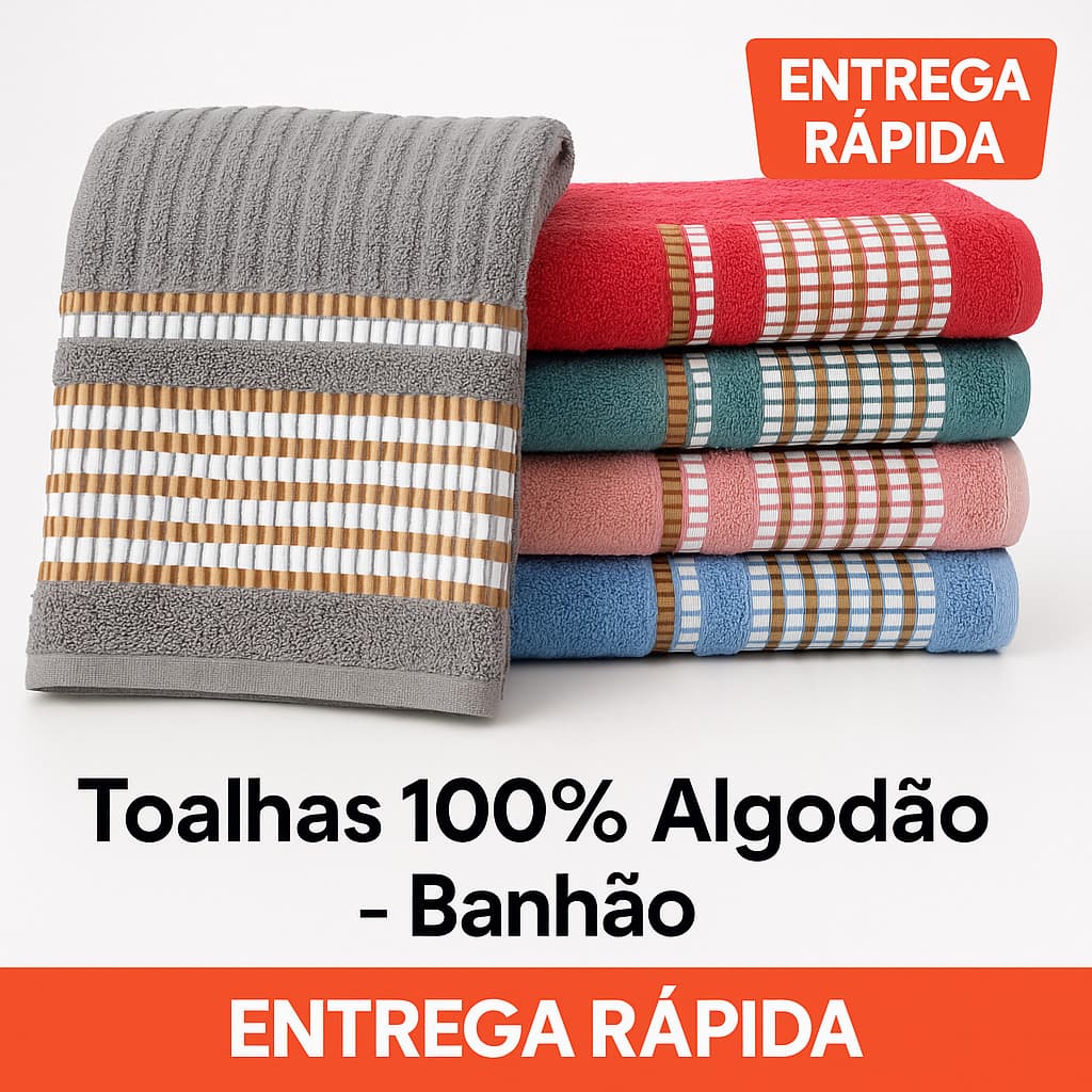 Toalha de banho Canelada 100% algodão Super Macia Banhão Alta Absorção 350g Preço atacado