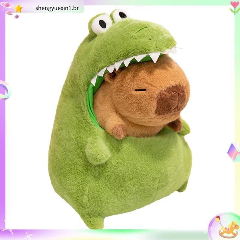 Boneca De Pelúcia LANFY Capibara Anime , Brinquedo Fofo De Capivara De Crocodilo De 30/40 Cm , Macio