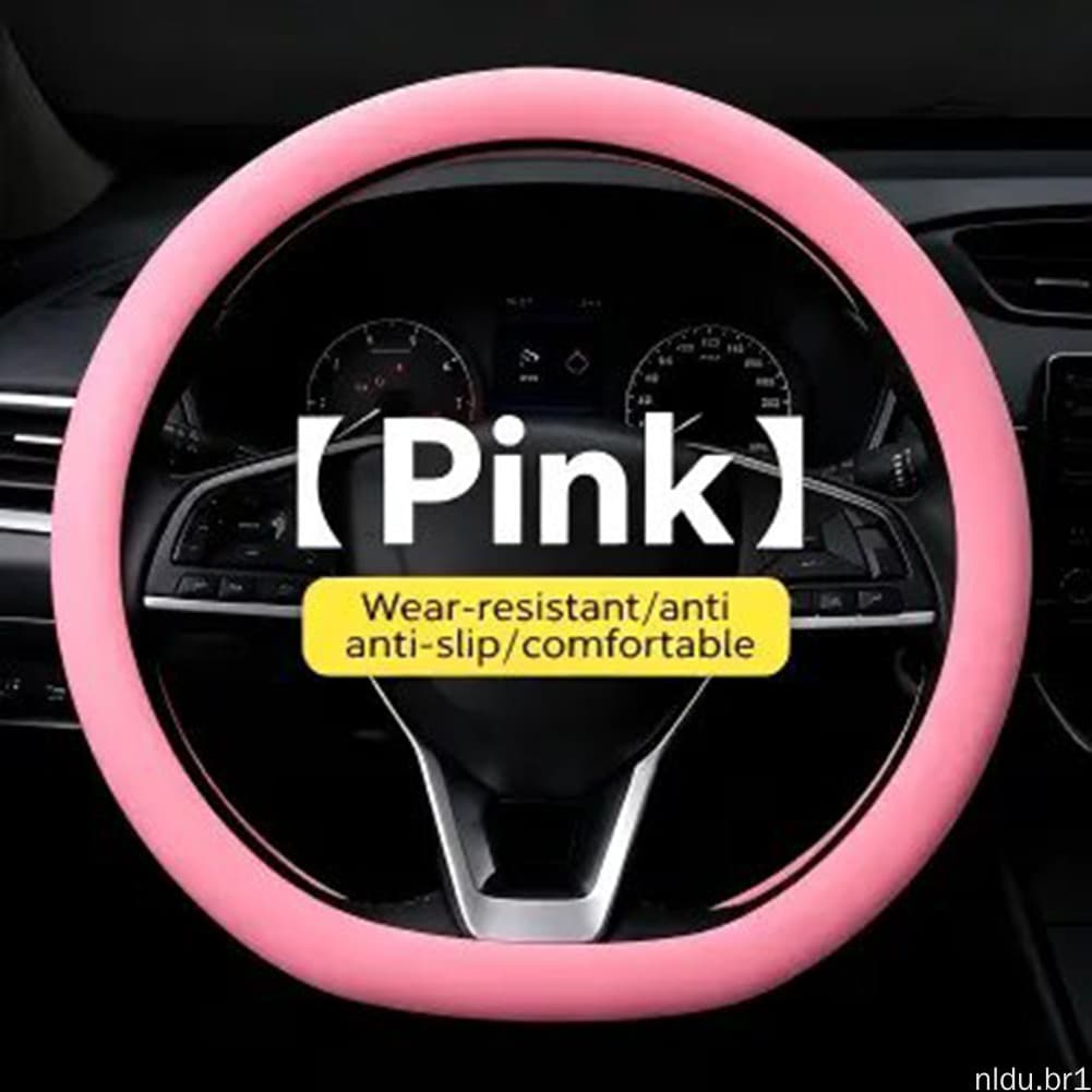 Capa De Silicone Para Volante , Textura Antiderrapante , Garante A Direção Segura . Atualização Estética De Carro Modern