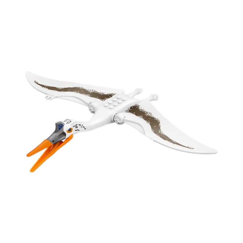 2026 novo dinossauro jurássico mundo branco grande Pterosaur montagem crianças estudantes da escola primária blocos de c