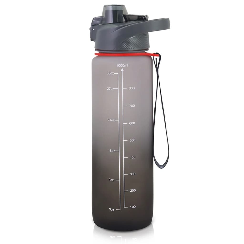 Squeeze Garrafa de Água com Tampa Alça Trava  Infusor Academia Treino BPA Free 1 Litro Vibe