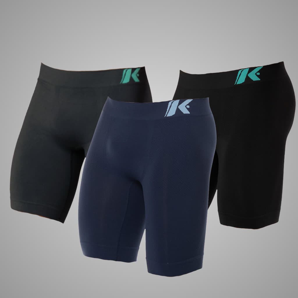 Kit 3 Short Compressão Academia Termica Treino Running Ciclismo Corrida Esportivo Plus Size