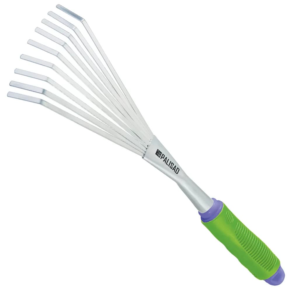 Vassoura Rastelo Pequena Em Aço 9 Dentes 42cm - Palisad