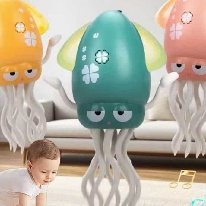 Polvo  Brinquedo de bichinhos para banho que andar na água Dia das Crianças Natal Presente
